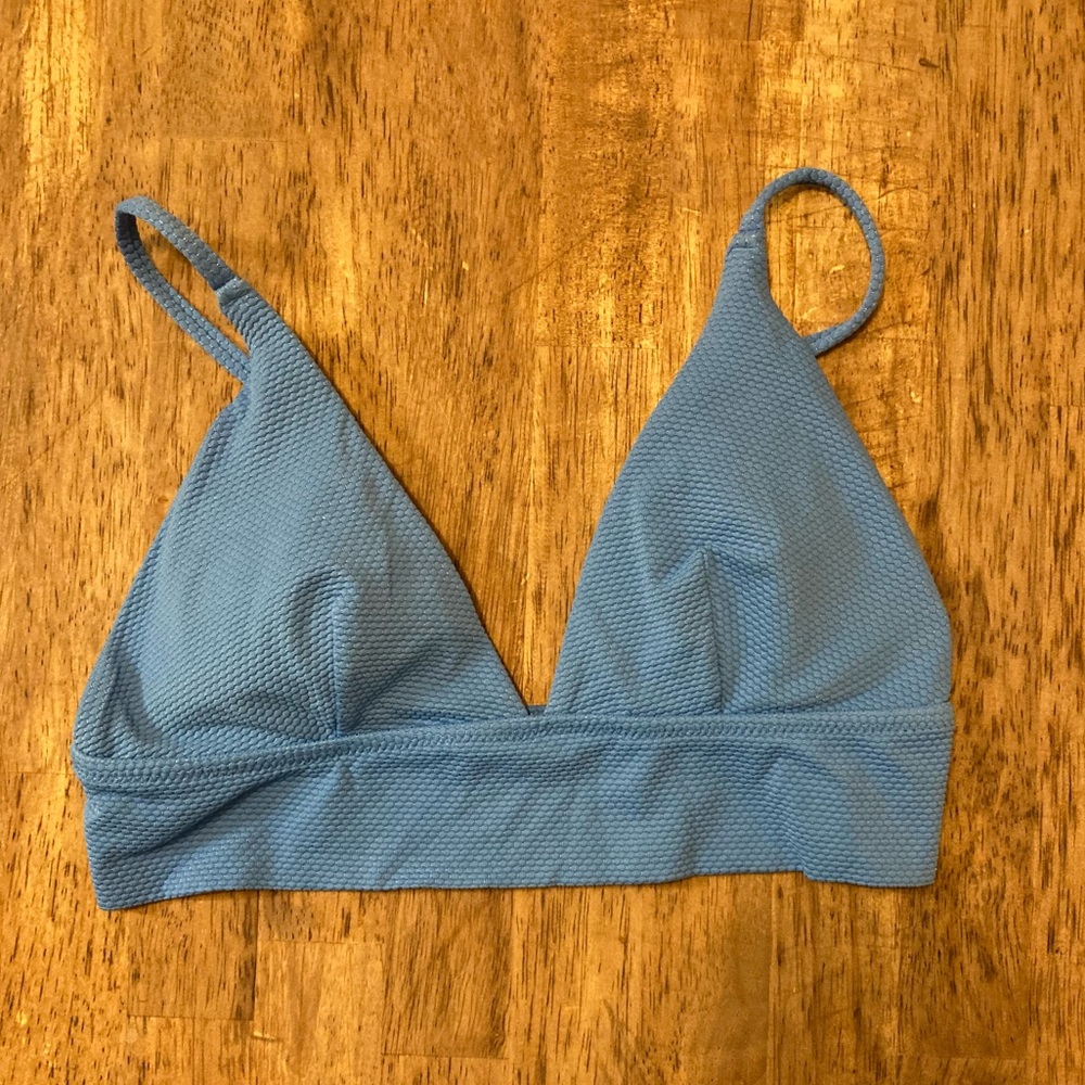 Aerie Blue Swim Top